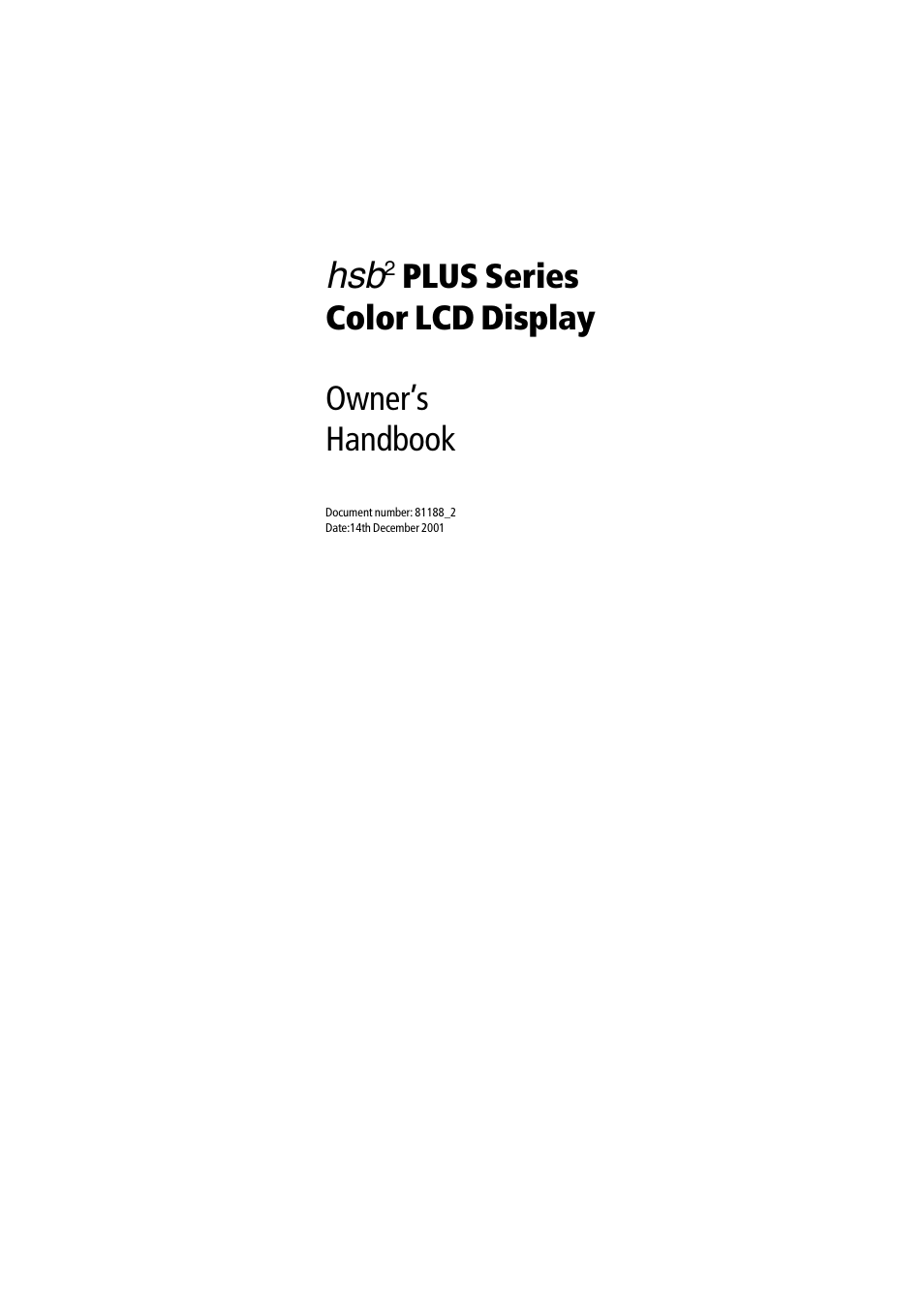 Plus series color lcd display owner’s handbook | Raymarine Radar equipment Raychart Chartplotter RC530 PLUS User Manual | Page 3 / 248