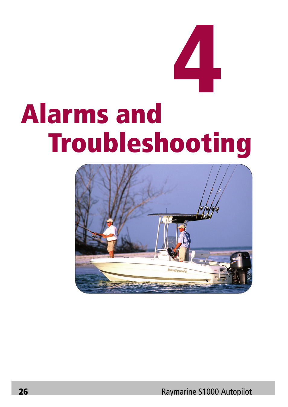 Alarms and troubleshooting | Raymarine Autopilot S1000 User Manual | Page 26 / 40