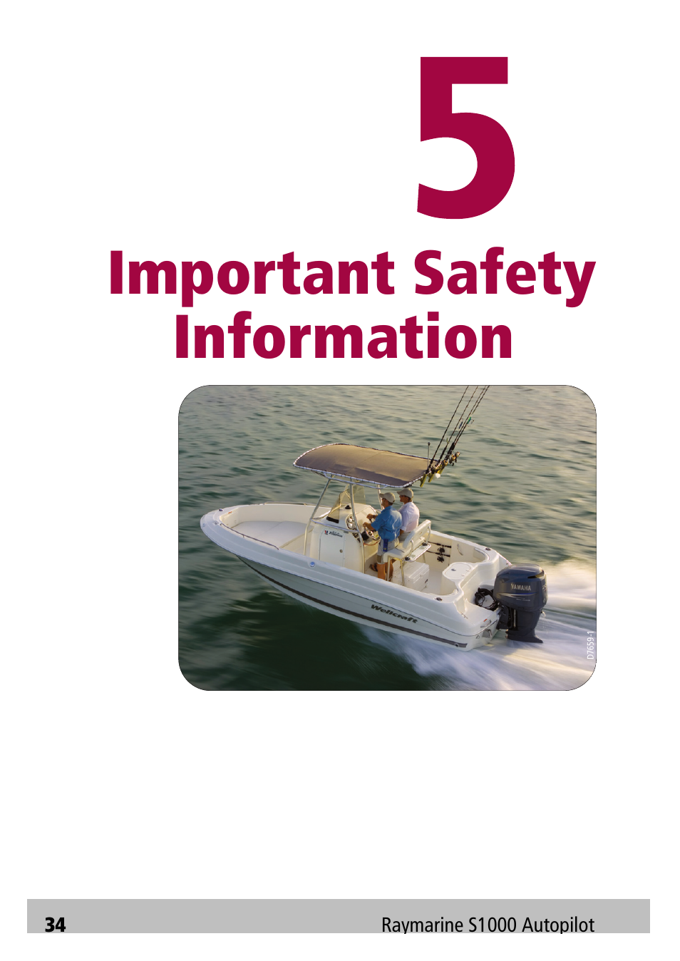 Important safety information | Raymarine Autopilot S1000 User Manual | Page 34 / 40