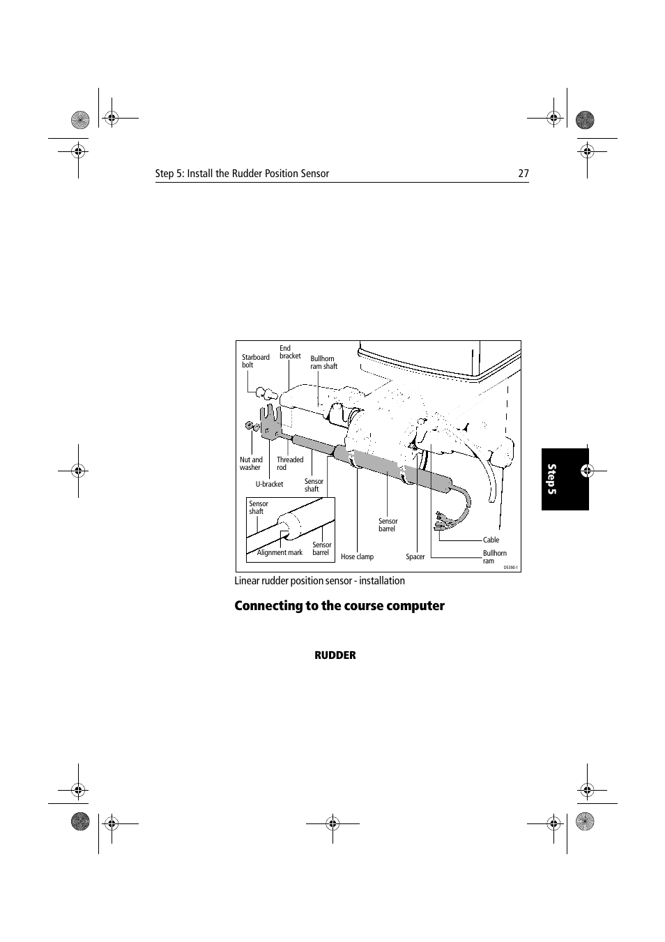 Connecting to the course computer | Raymarine 150/400 User Manual | Page 35 / 64