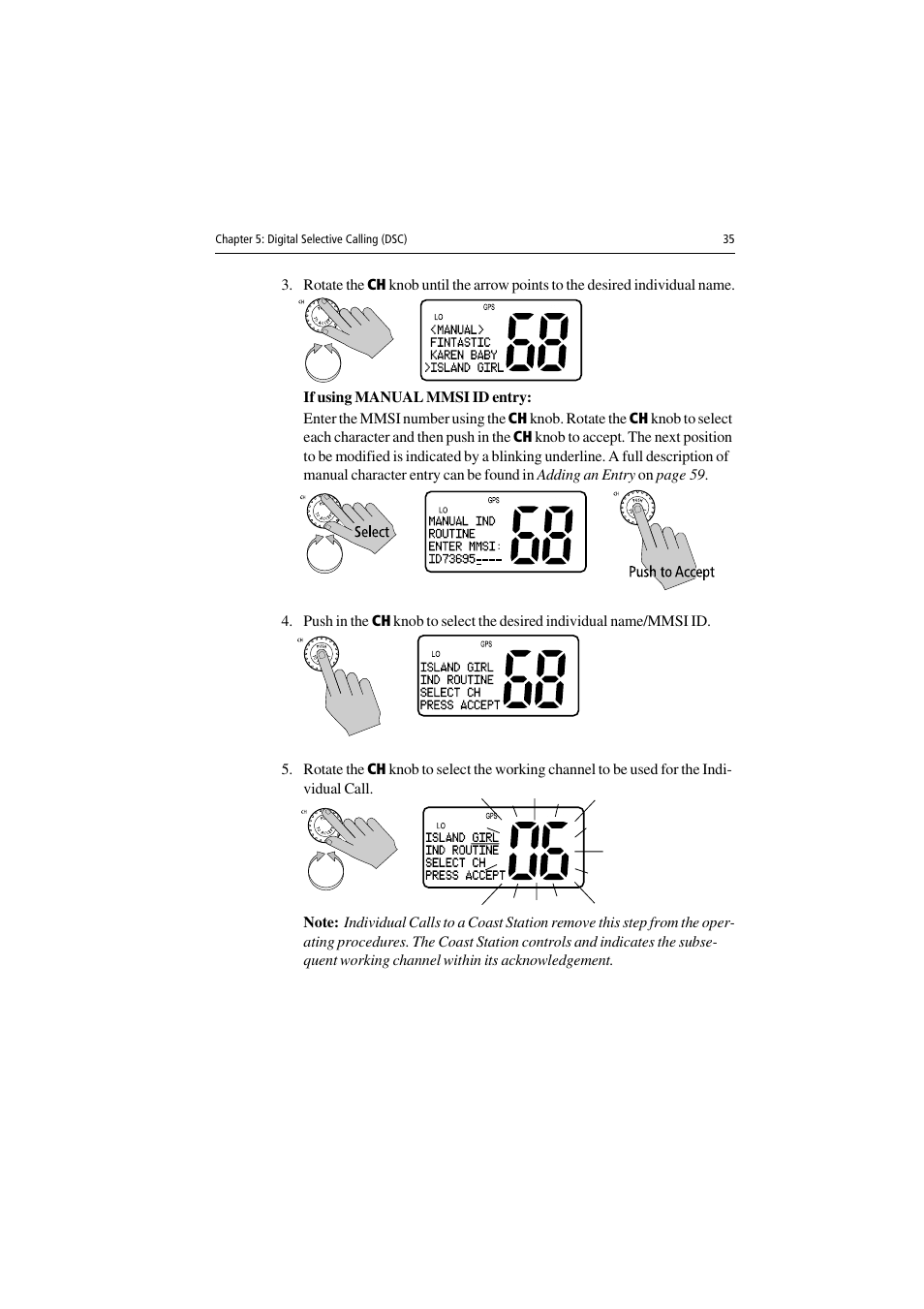 Raymarine Ray54 User Manual | Page 45 / 112