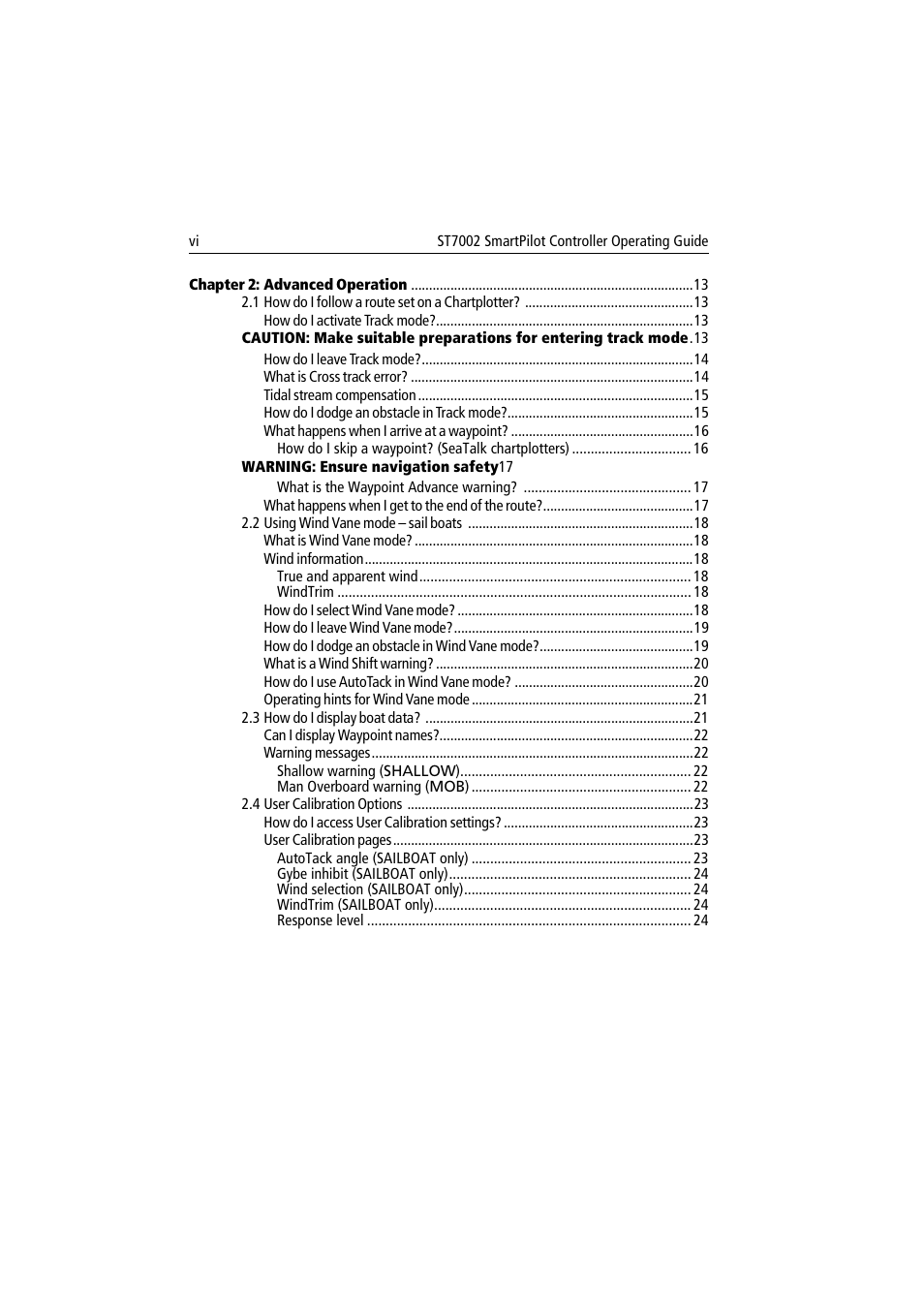 Raymarine ST7002 User Manual | Page 8 / 52