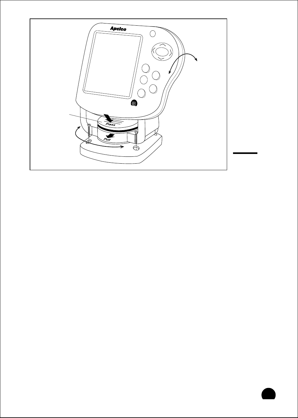 Mounting the display unit – standard mount, Installation, Fig. 2-9 | Raymarine 465 User Manual | Page 26 / 107