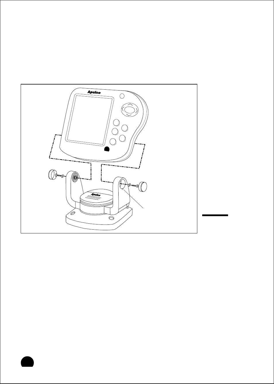 Installing the transducer cable, Installation, Fig. 2-12 | Disassembling from bracket | Raymarine 465 User Manual | Page 29 / 107