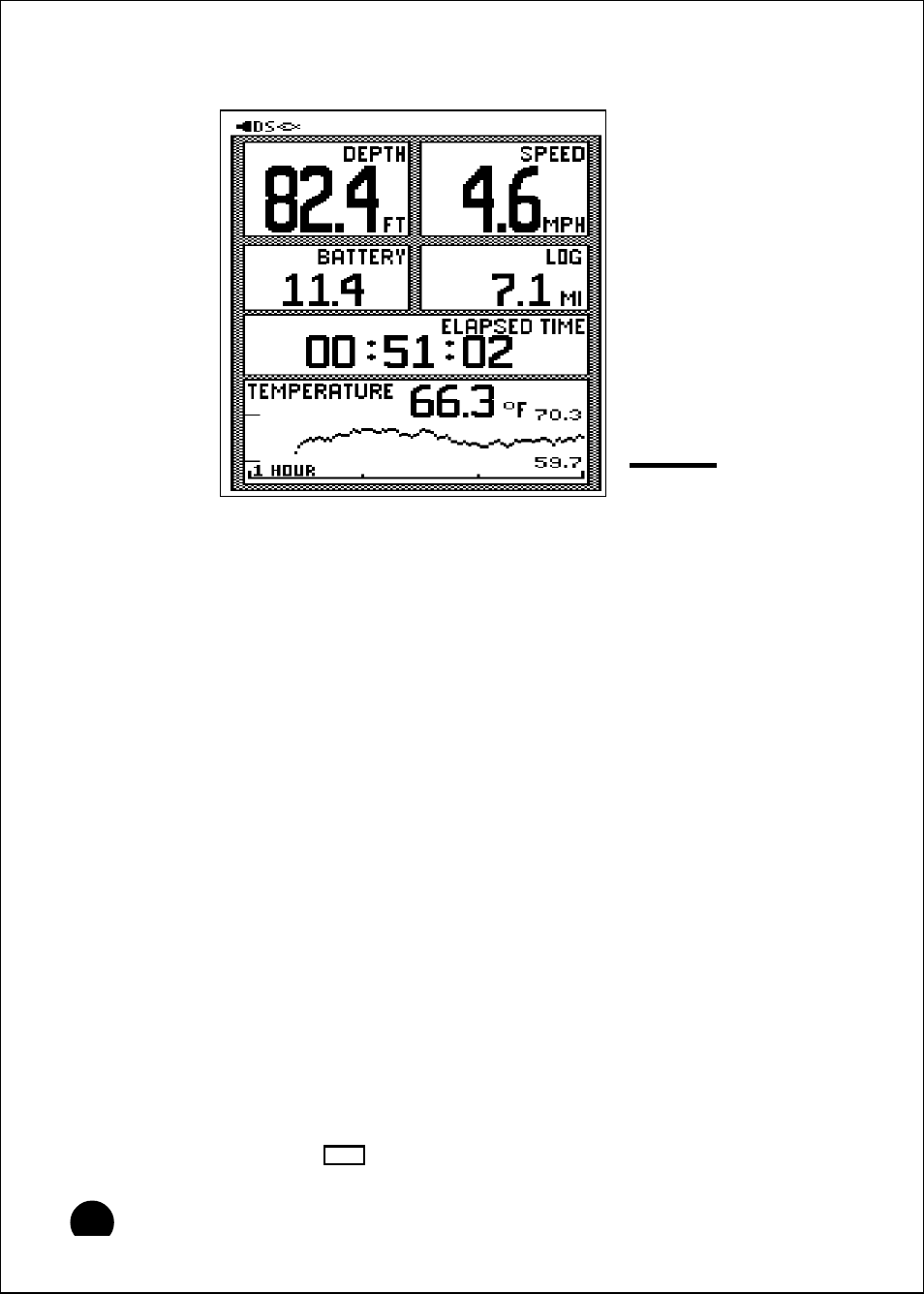 Digital page, Operating instructions | Raymarine 465 User Manual | Page 57 / 107