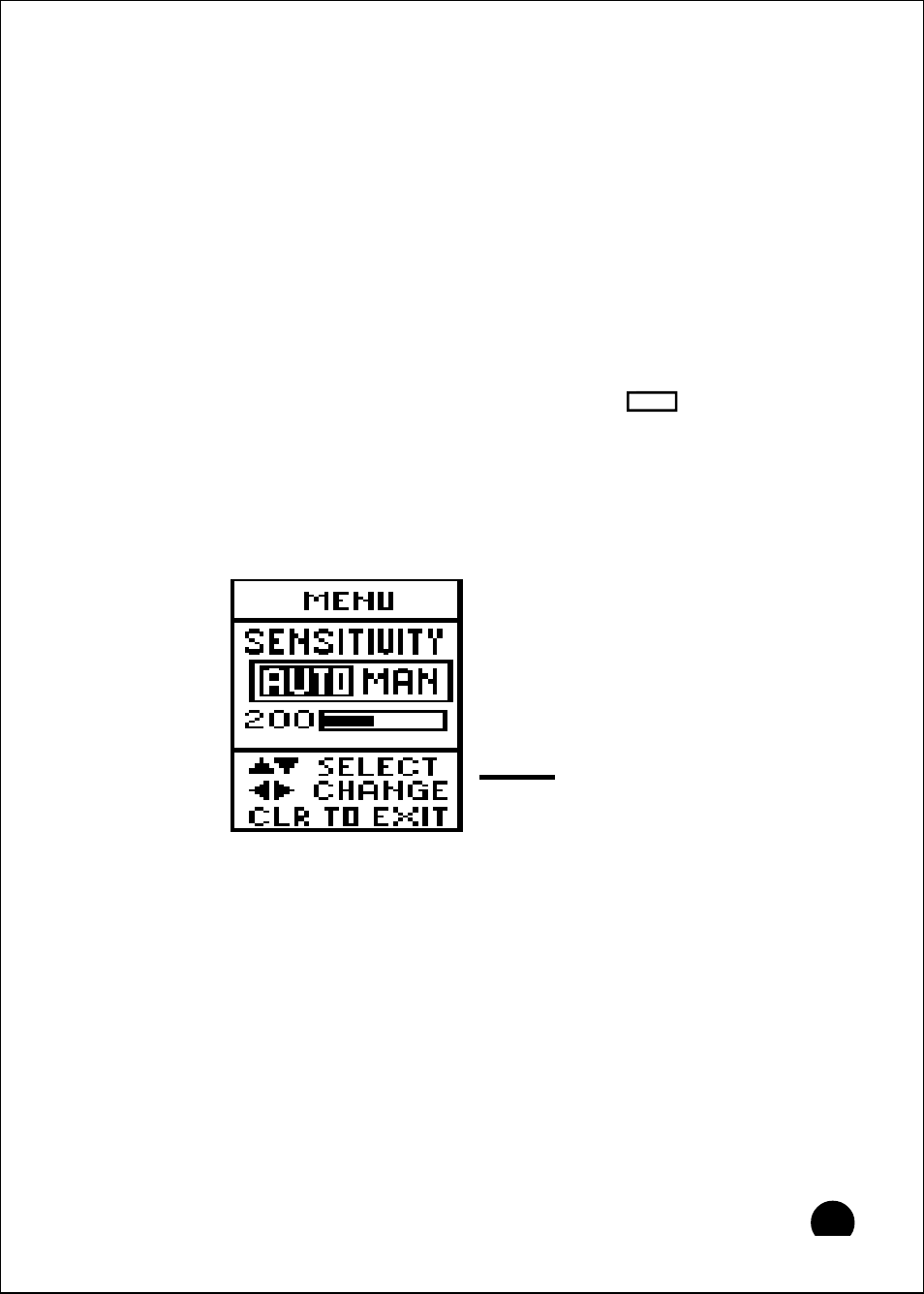 Sensitivity setting, Setup instructions | Raymarine 465 User Manual | Page 68 / 107