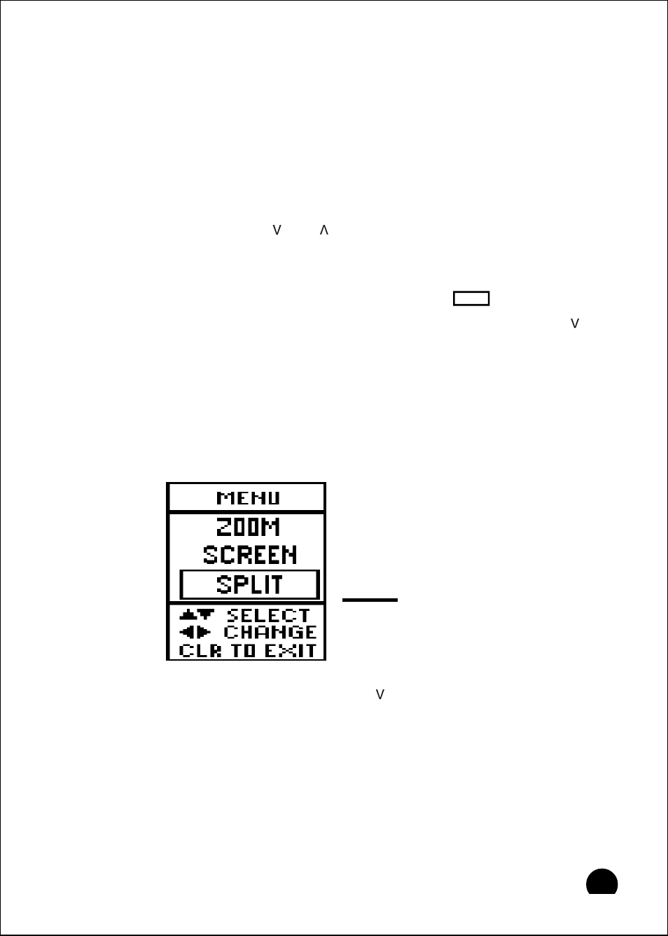 Zoom screen split/full menu item, Setup instructions | Raymarine 465 User Manual | Page 82 / 107