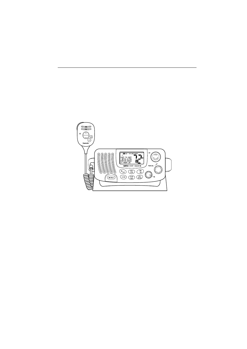 Chapter 1: introduction, 1 ray54e fixed station vhf radio, 2 features | 1 ray54e fixed station vhf radio 1.2 features | Raymarine Ray54E User Manual | Page 11 / 116