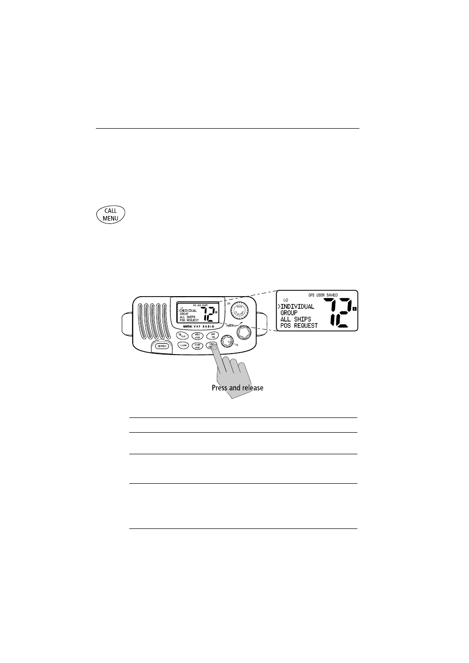 1 dsc call function | Raymarine Ray54E User Manual | Page 42 / 116