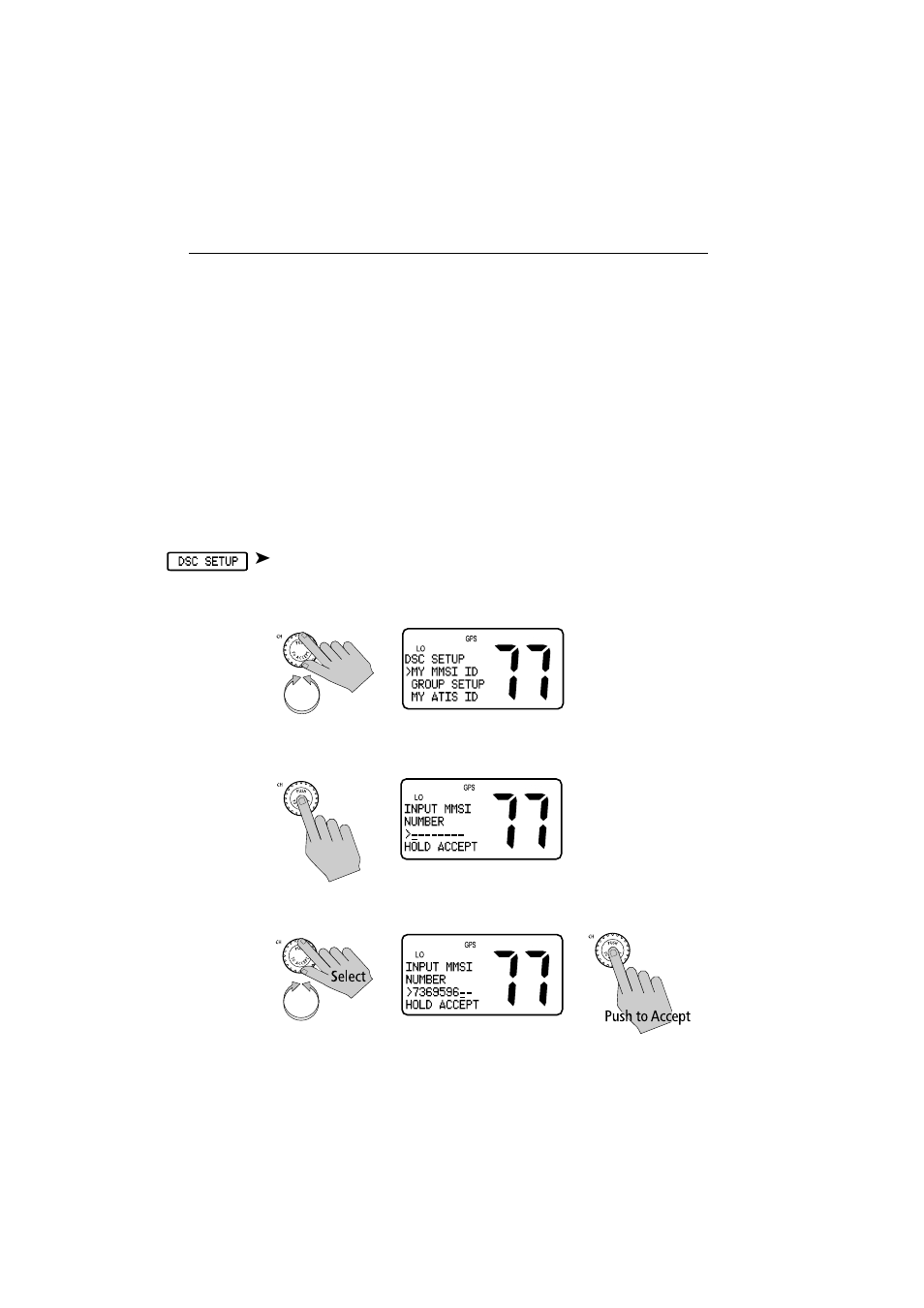 My mmsi id | Raymarine Ray54E User Manual | Page 82 / 116