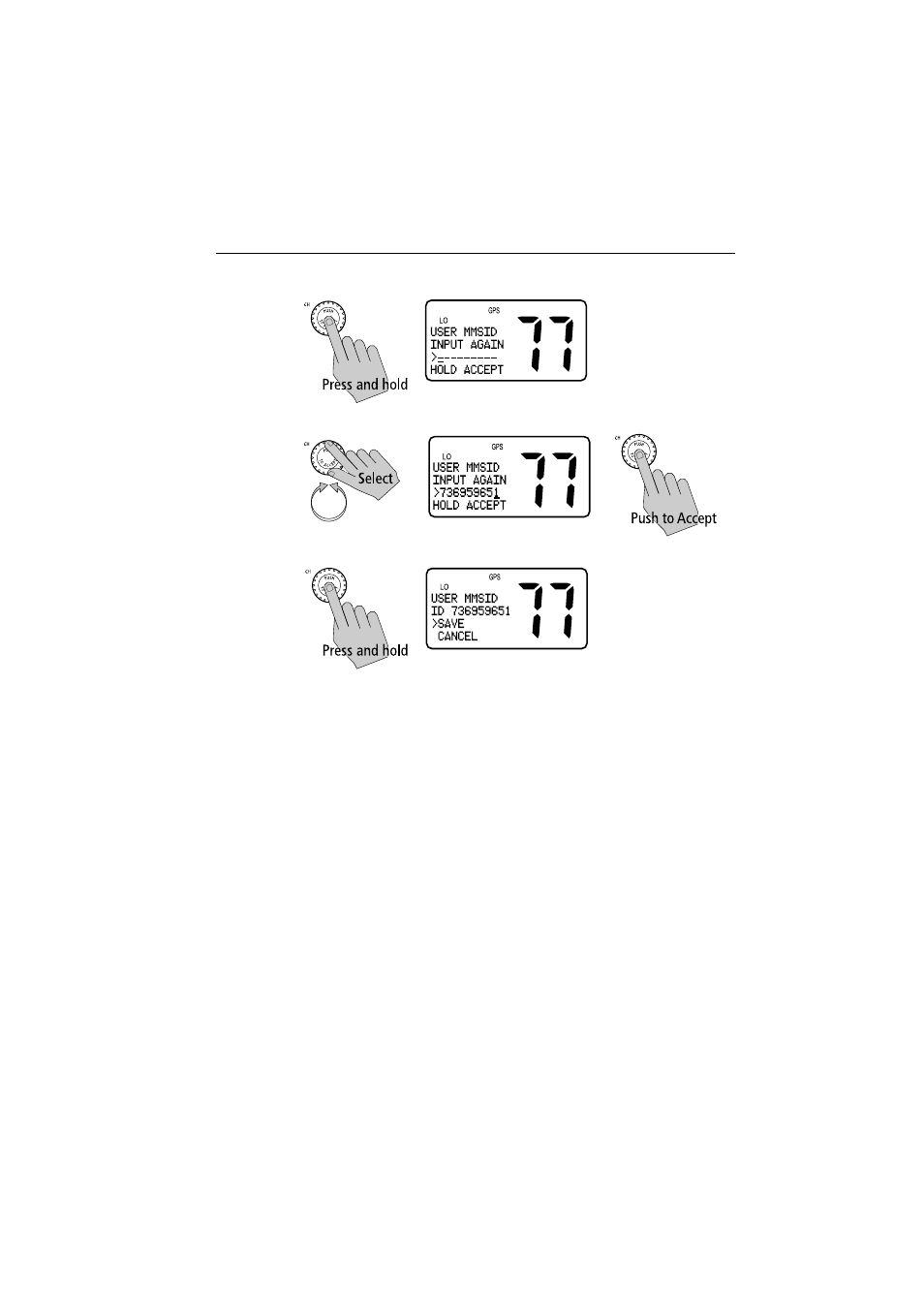 Group mmsi setup | Raymarine Ray54E User Manual | Page 83 / 116