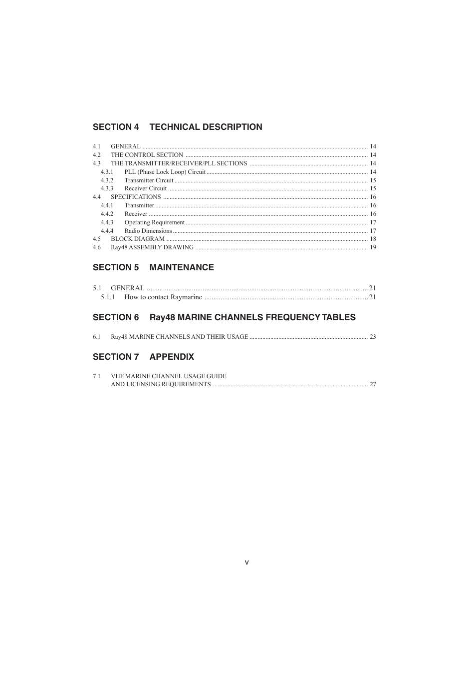Raymarine Ray48 User Manual | Page 4 / 42