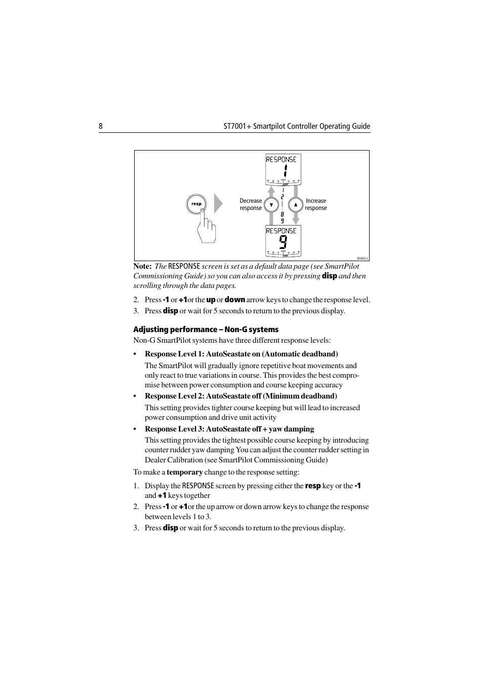 Raymarine ST7001 User Manual | Page 14 / 48