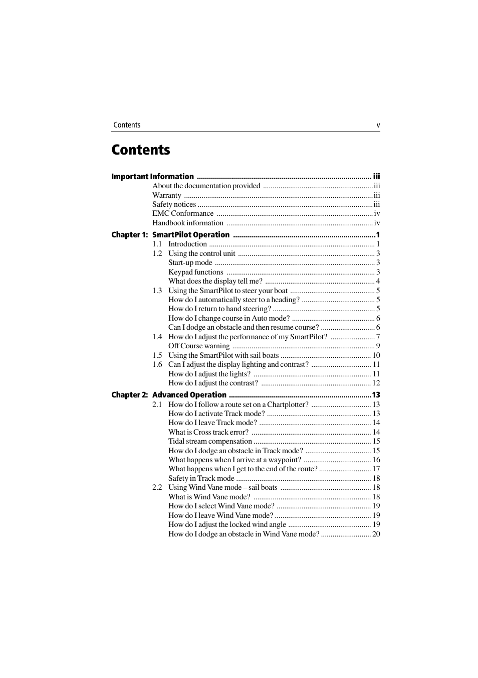 Raymarine ST7001 User Manual | Page 5 / 48