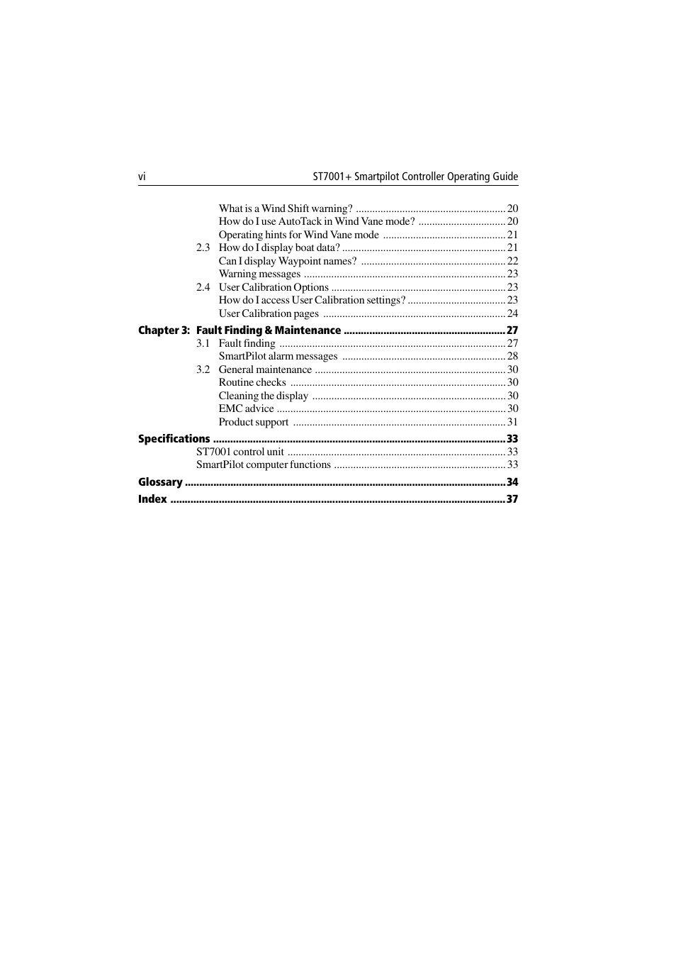 Raymarine ST7001 User Manual | Page 6 / 48