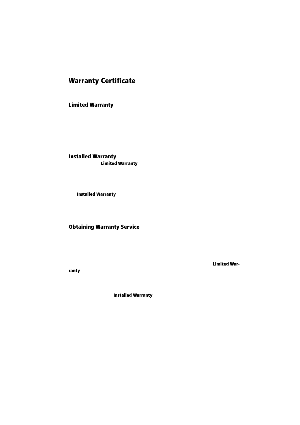 Warranty certificate | Raymarine 300 User Manual | Page 133 / 136