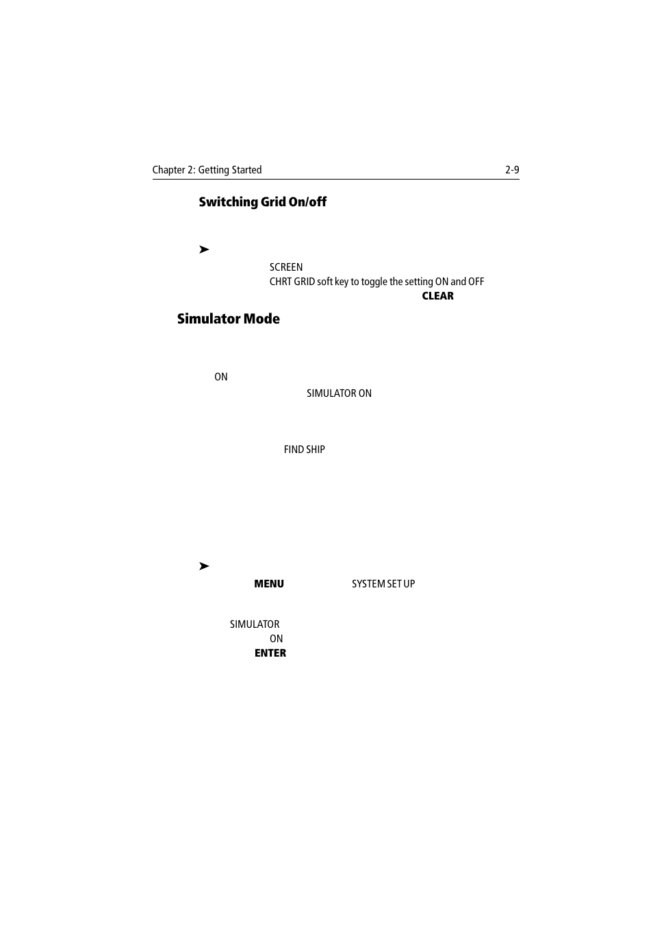 Simulator mode | Raymarine 300 User Manual | Page 27 / 136