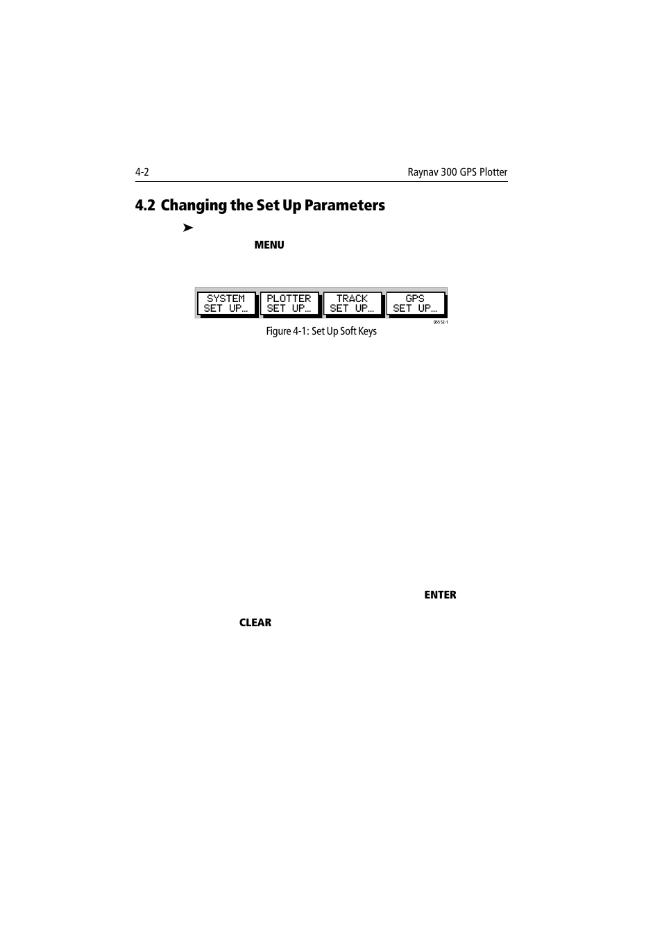 2 changing the set up parameters | Raymarine 300 User Manual | Page 80 / 136