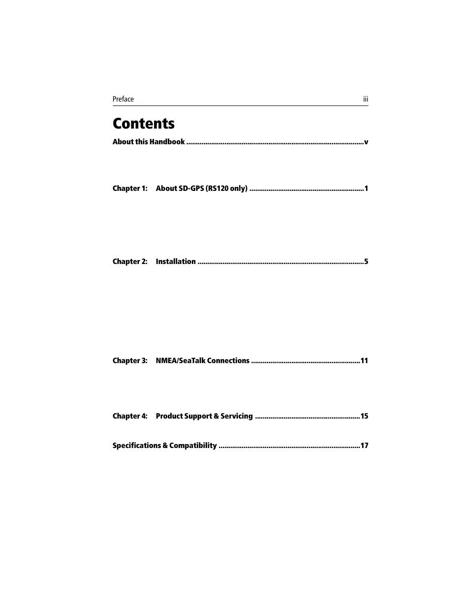 Raymarine Raystar 120 User Manual | Page 3 / 30