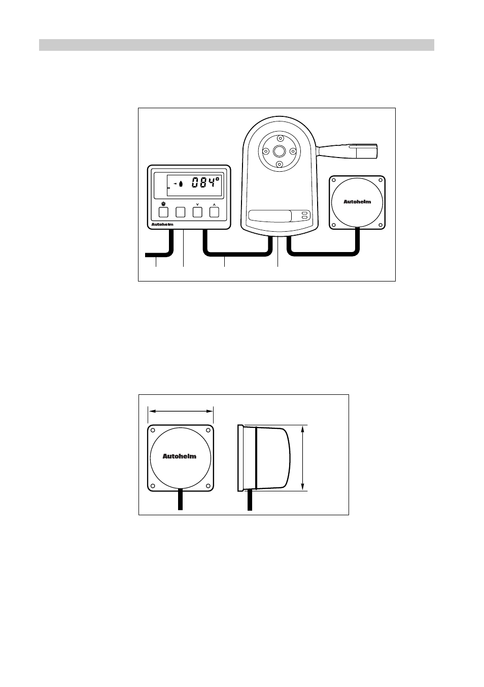 1 installing the fluxgate compass | Raymarine Autohelm ST 30 User Manual | Page 13 / 39