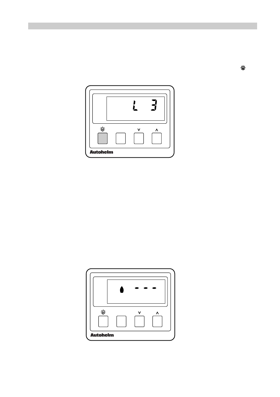 4 lcd illumination, 5 no data, Chapter 4: operation 29 | Raymarine Autohelm ST 30 User Manual | Page 32 / 39