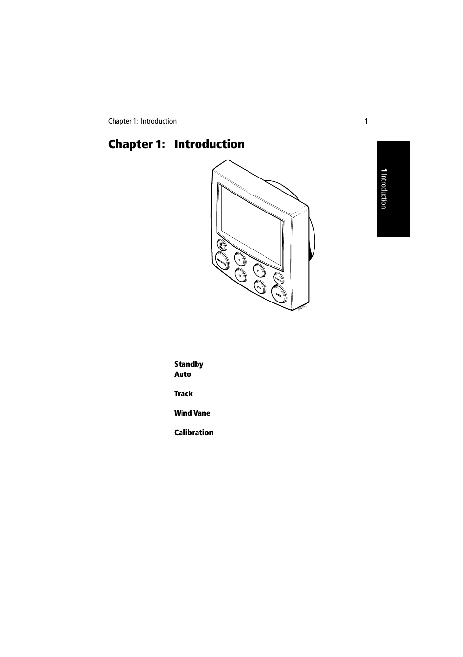 Chapter 1: introduction | Raymarine autopilot User Manual | Page 14 / 137