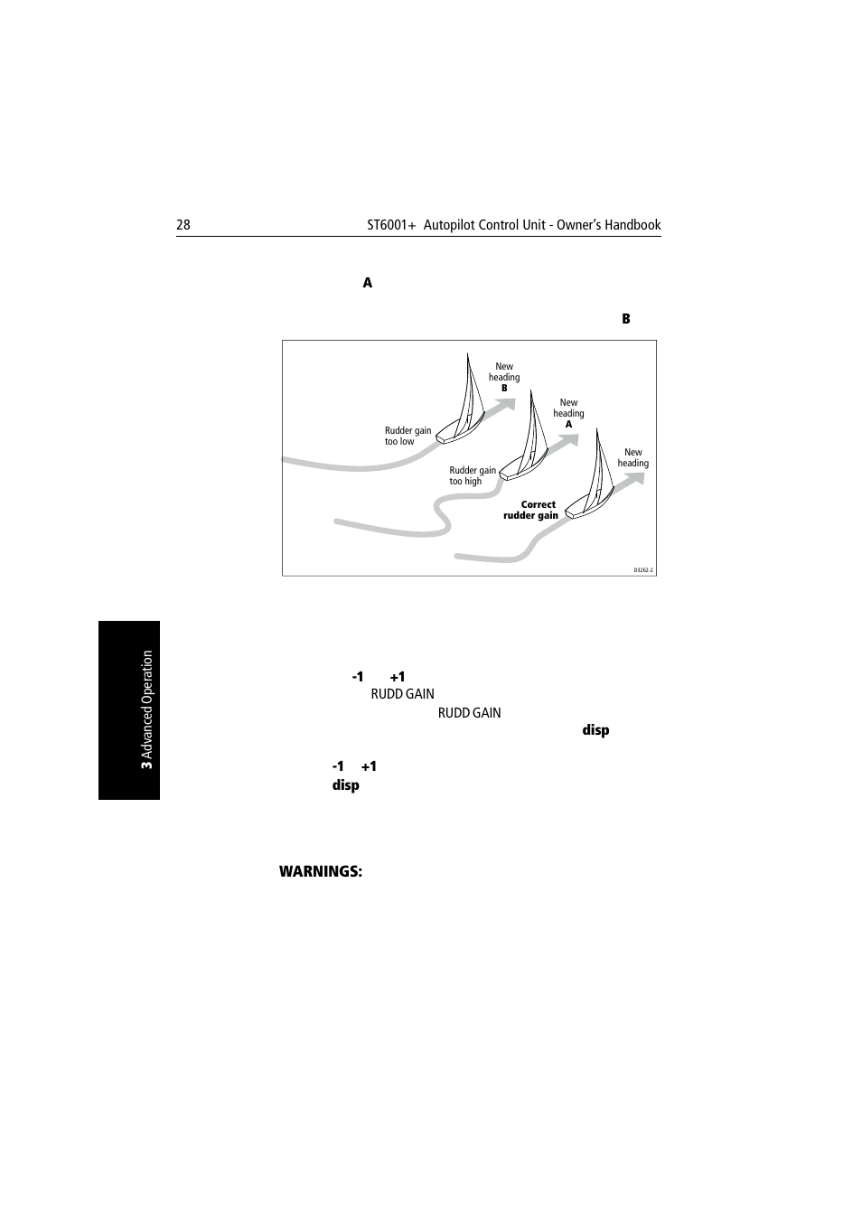 Warnings | Raymarine autopilot User Manual | Page 41 / 137