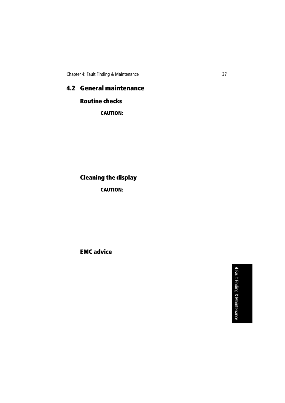 2 general maintenance, Routine checks, Cleaning the display | Emc advice, Routine checks cleaning the display emc advice, General maintenance | Raymarine autopilot User Manual | Page 50 / 137