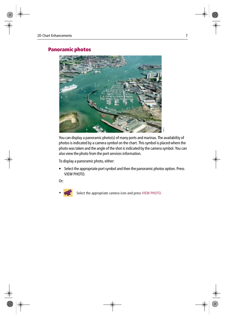 Panoramic photos | Raymarine Platinum Chart Card User Manual | Page 11 / 29