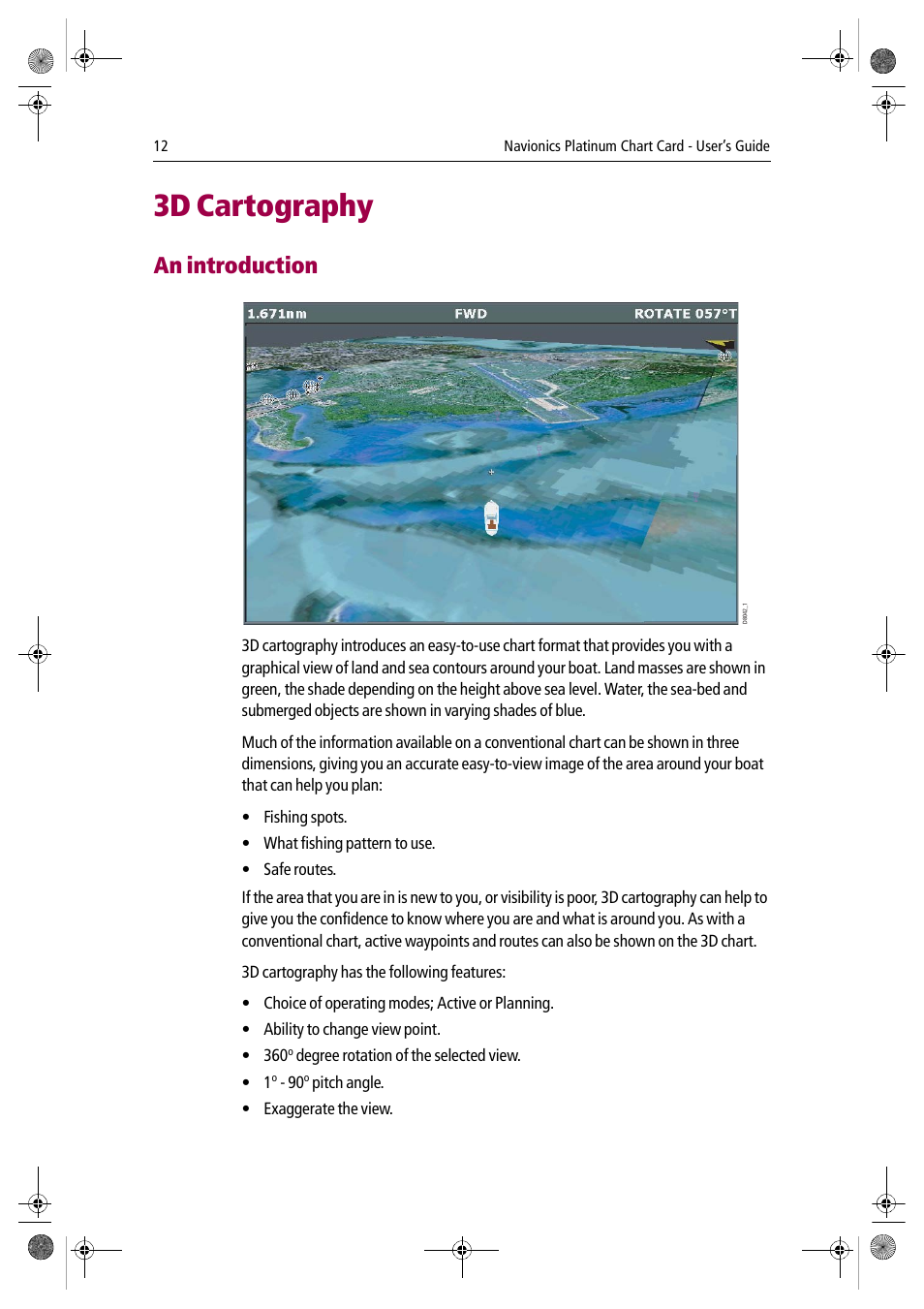 3d cartography, An introduction | Raymarine Platinum Chart Card User Manual | Page 16 / 29