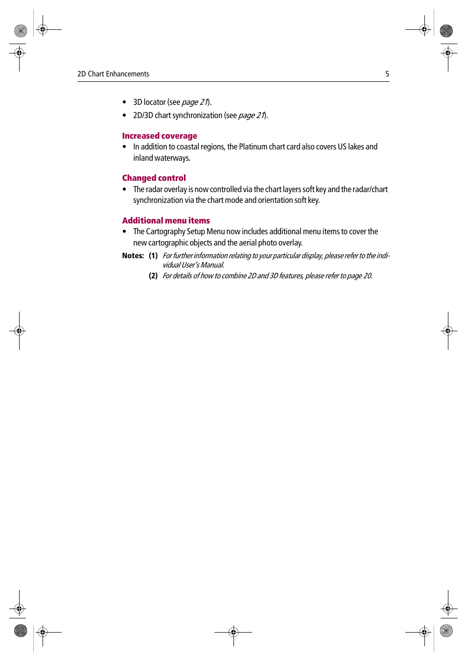 Raymarine Platinum Chart Card User Manual | Page 9 / 29