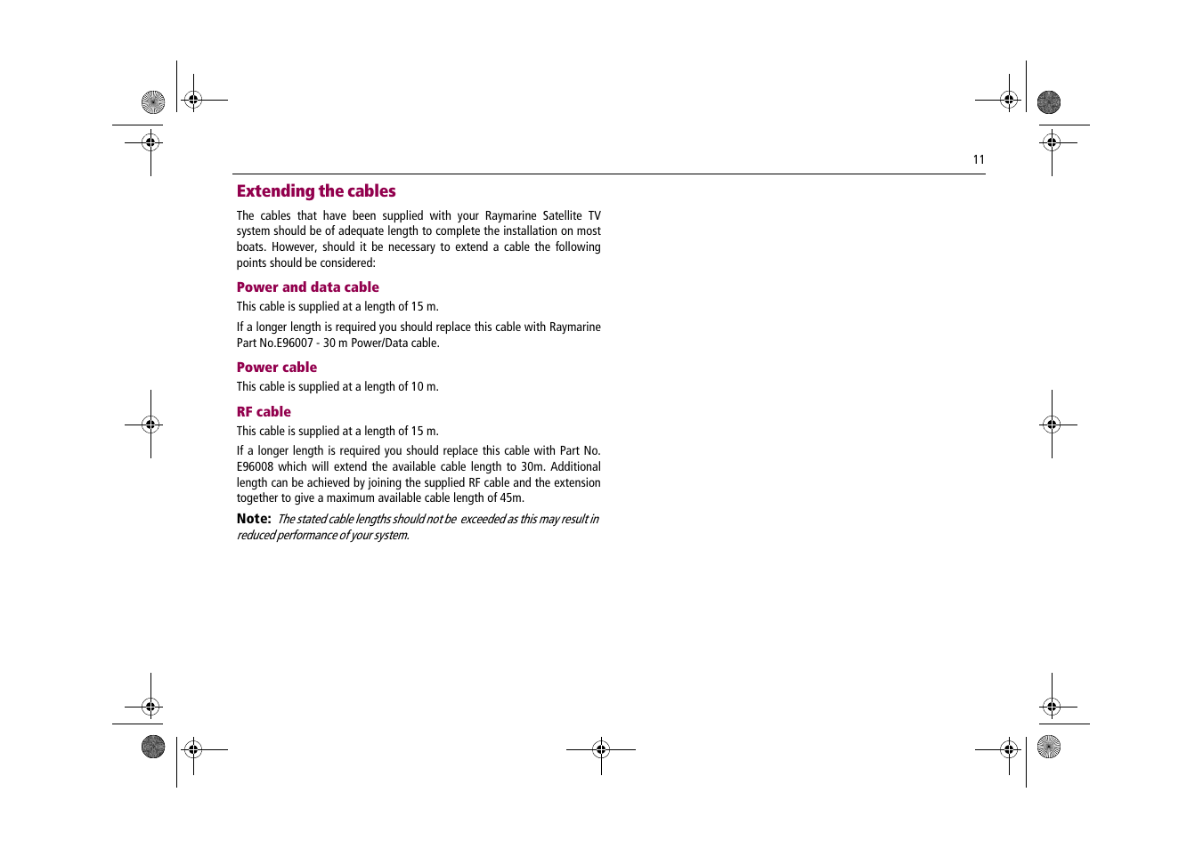 Raymarine Satellite TV Systems User Manual | Page 15 / 78