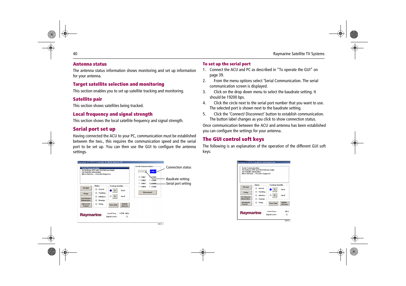 Raymarine Satellite TV Systems User Manual | Page 44 / 78