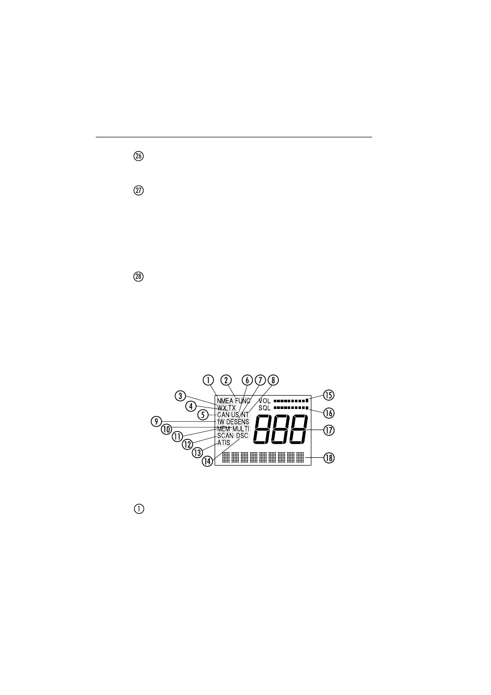 2 lcd display | Raymarine Ray230 User Manual | Page 29 / 130