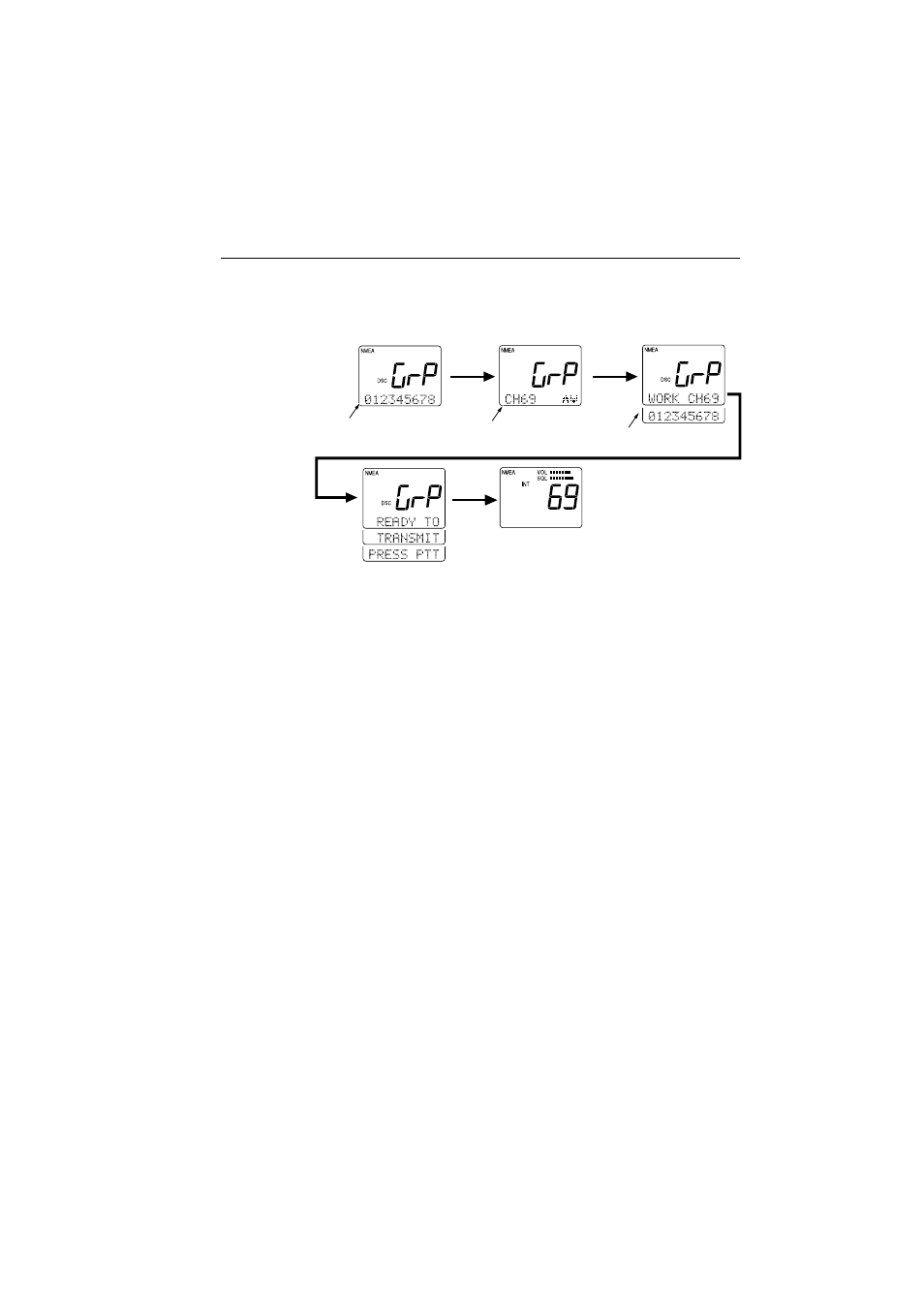 5 receiving a group call | Raymarine Ray215e User Manual | Page 86 / 132