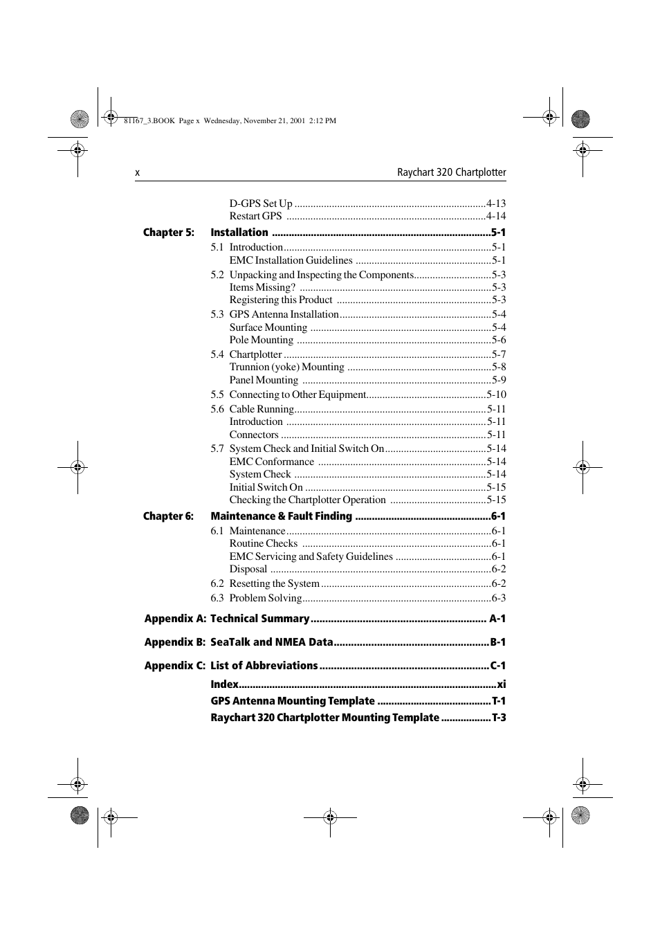 Raymarine 320 User Manual | Page 11 / 139