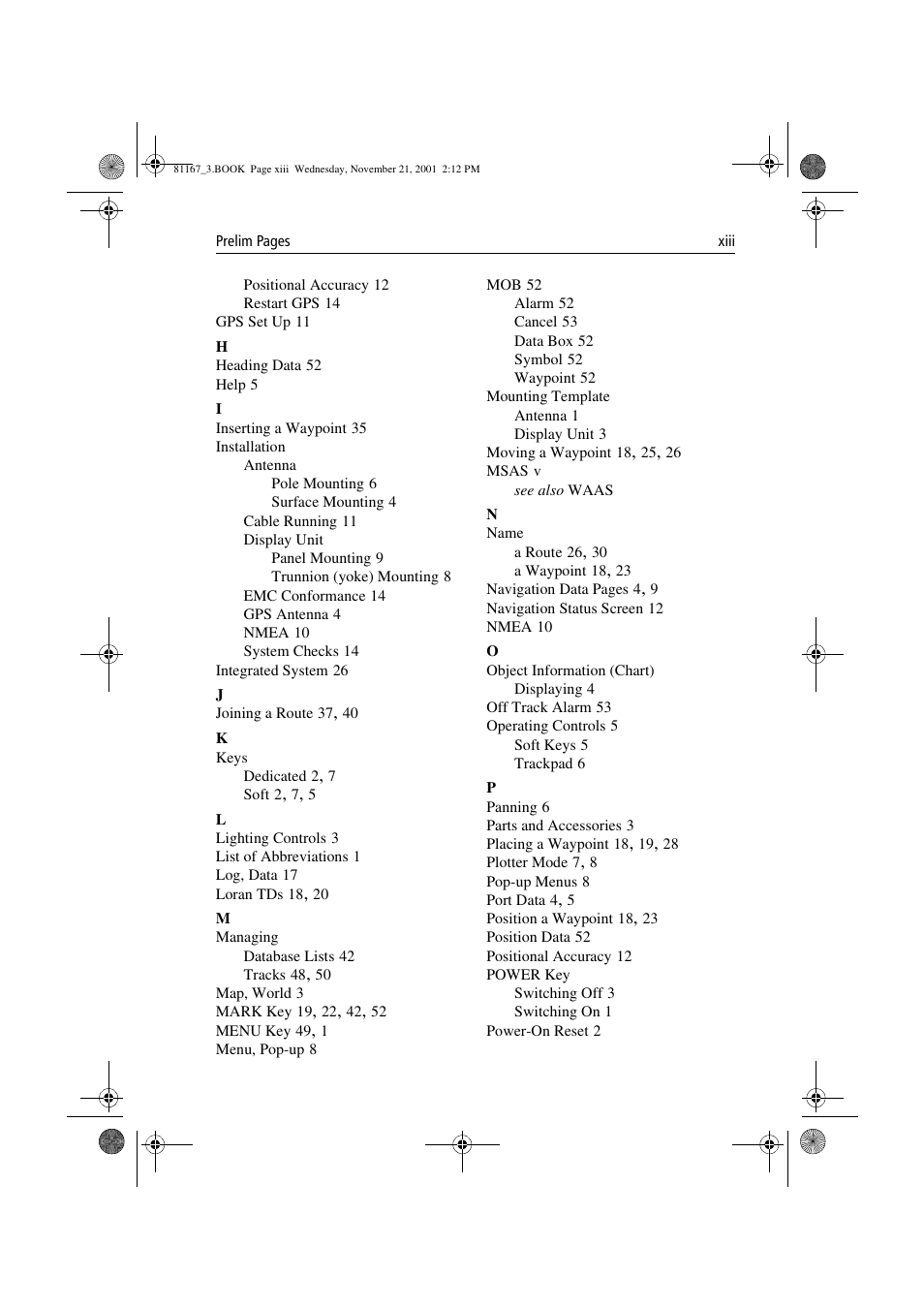 Raymarine 320 User Manual | Page 128 / 139