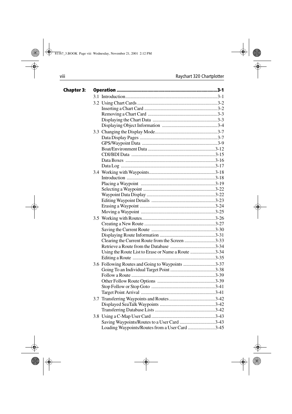 Raymarine 320 User Manual | Page 9 / 139