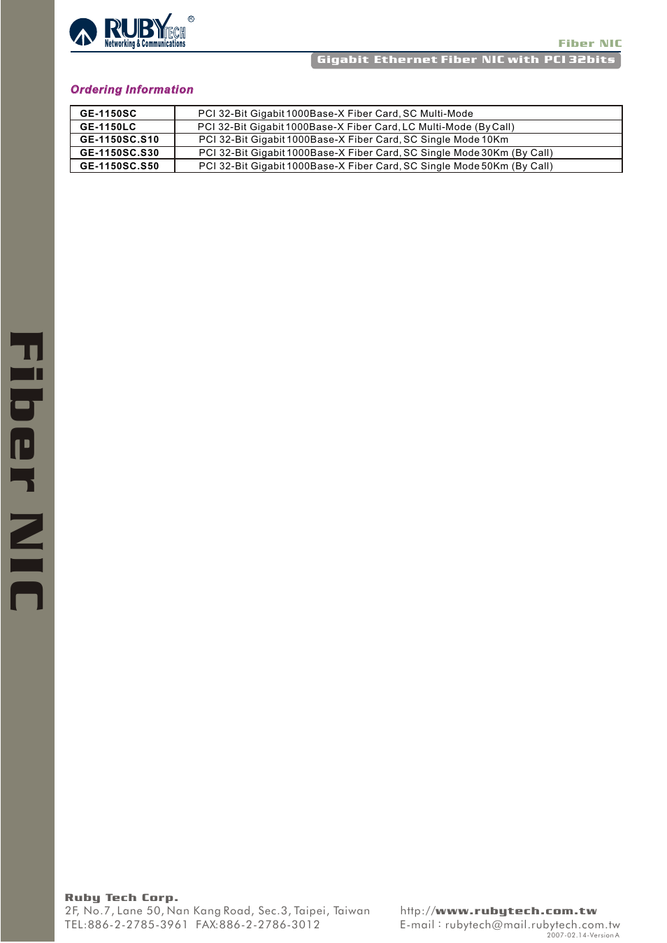 Ruby Tech GE-1150 User Manual | Page 2 / 2