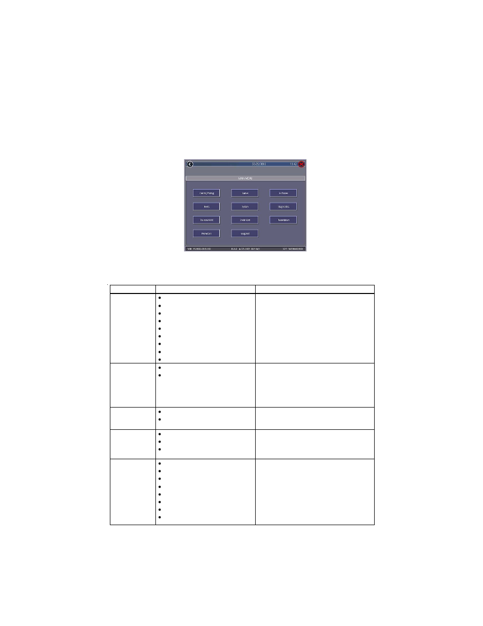 Main menu | Ruby Tech PM0426-13 User Manual | Page 10 / 48