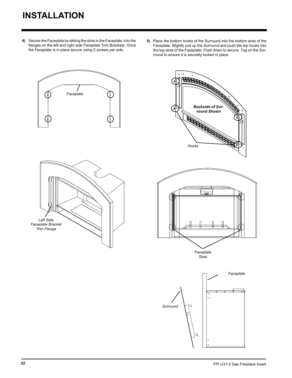 Installation | Recoton/Advent U31-LP2 User Manual | Page 22 / 36