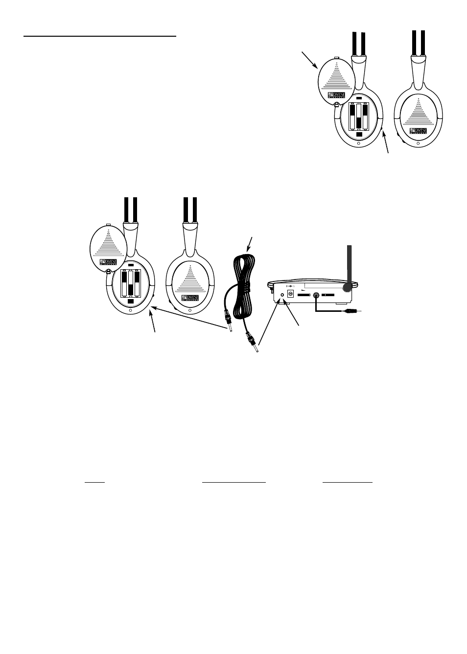 Power the headphones, Charge schedule | Recoton/Advent AW770 User Manual | Page 5 / 12