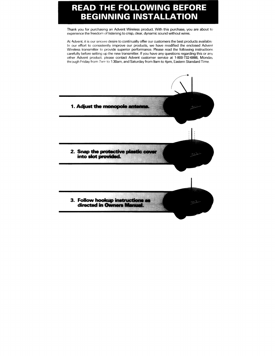 Recoton/Advent Advent AW820 User Manual | Page 12 / 24