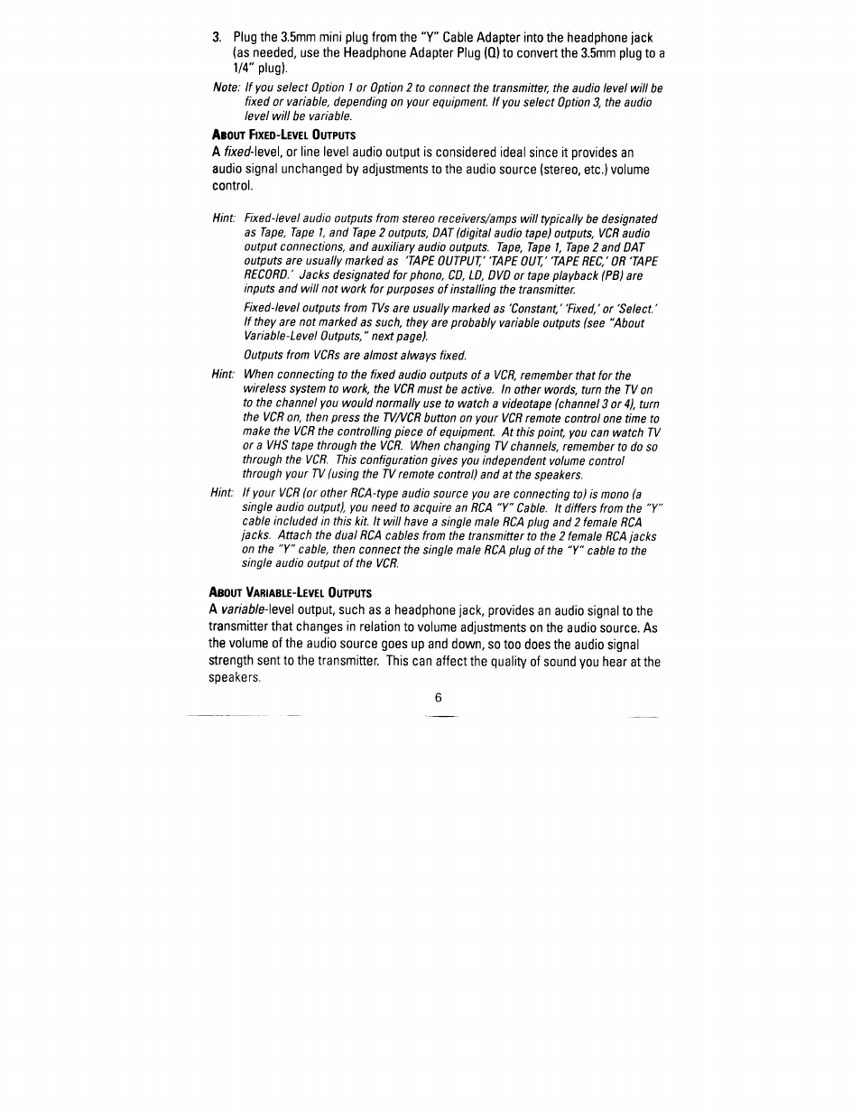 Recoton/Advent Advent AW820 User Manual | Page 5 / 24