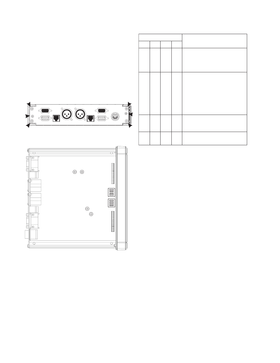 1 internal access, 2 mode dip switch settings, 3 level display calibration | 4appendix | RTS SSA-424 User Manual | Page 16 / 18