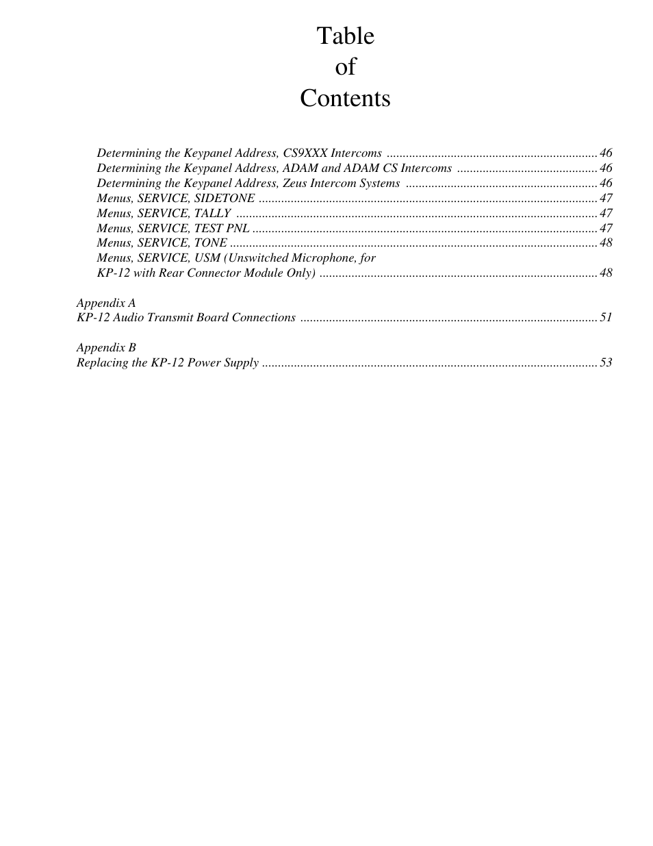 RTS DKP-8 User Manual | Page 6 / 62