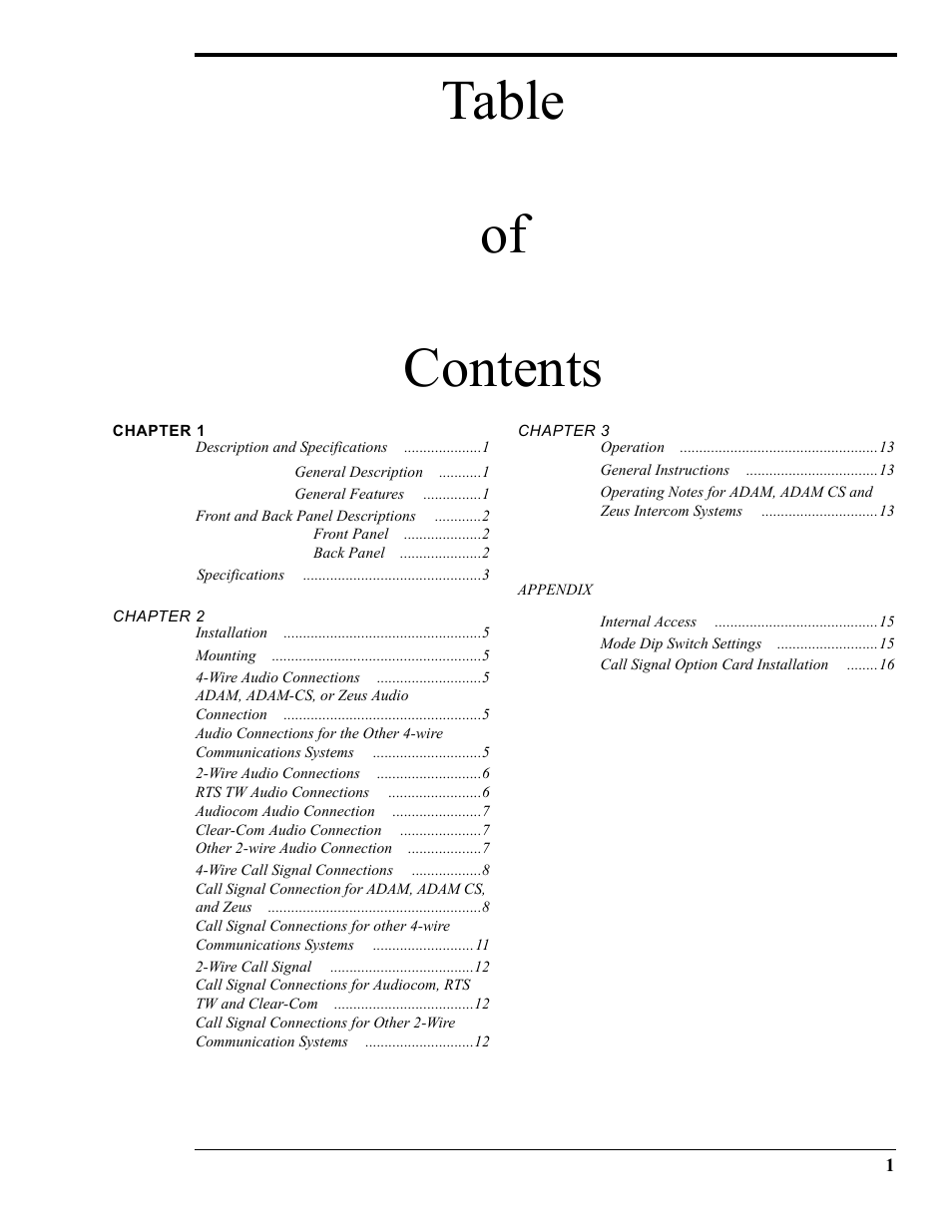 RTS SSA-424A User Manual | Page 3 / 22