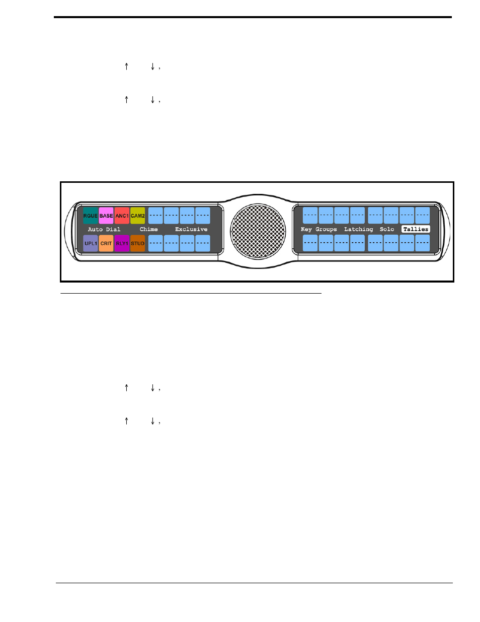 Key options menu, tallies | RTS CLD Color Keypanel Family KP 32 CLD User Manual | Page 111 / 160
