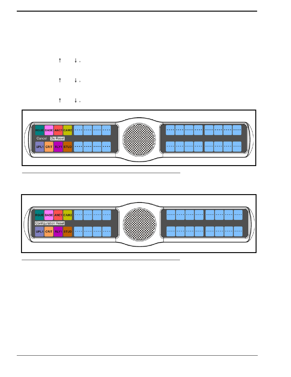 Service menu, reset cfg | RTS CLD Color Keypanel Family KP 32 CLD User Manual | Page 126 / 160