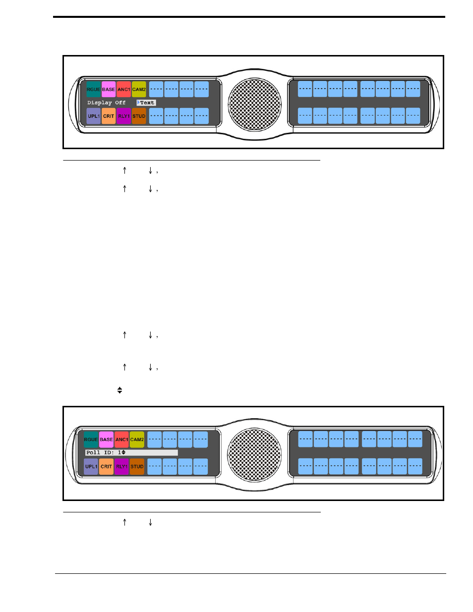 Service menu, set address | RTS CLD Color Keypanel Family KP 32 CLD User Manual | Page 129 / 160